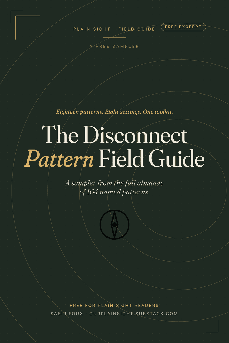 Cover of The Disconnect Pattern Field Guide